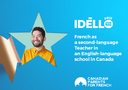 Image of a nomination for French as a second language Teacher in Canada.